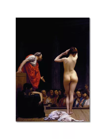 ‘A Roman Slave Market’ by Gérôme