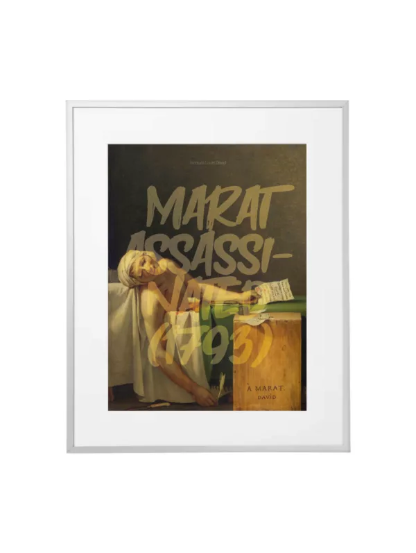 ‘Marat Assassinated’ by David