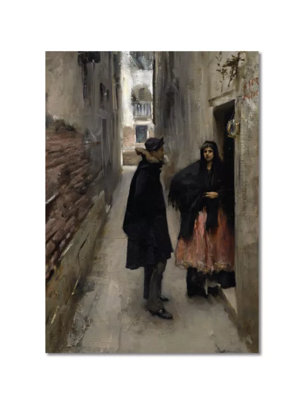 'A Street In Venice' by Sargent